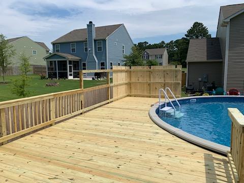 Pool deck